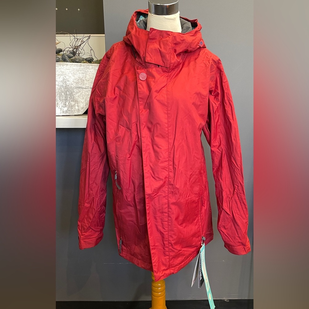 Bonfire Women's Red Endless Jacket Snowboard Jacket Waterproof Hooded XLarge NWT